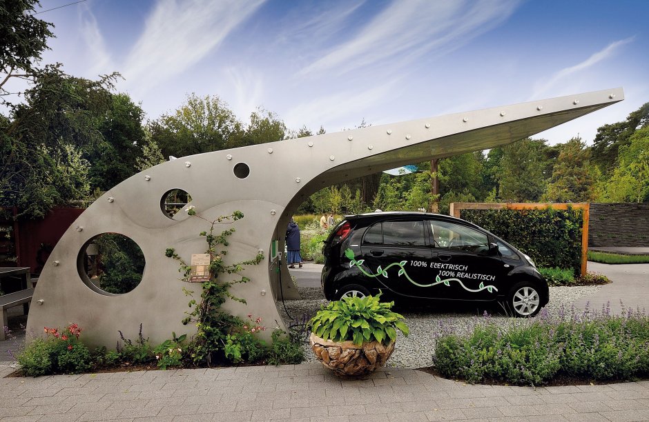 Carport aus Metall