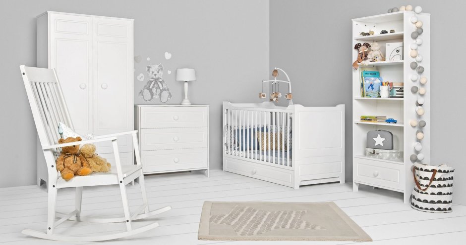 Мебель для детской комнаты новорожденного