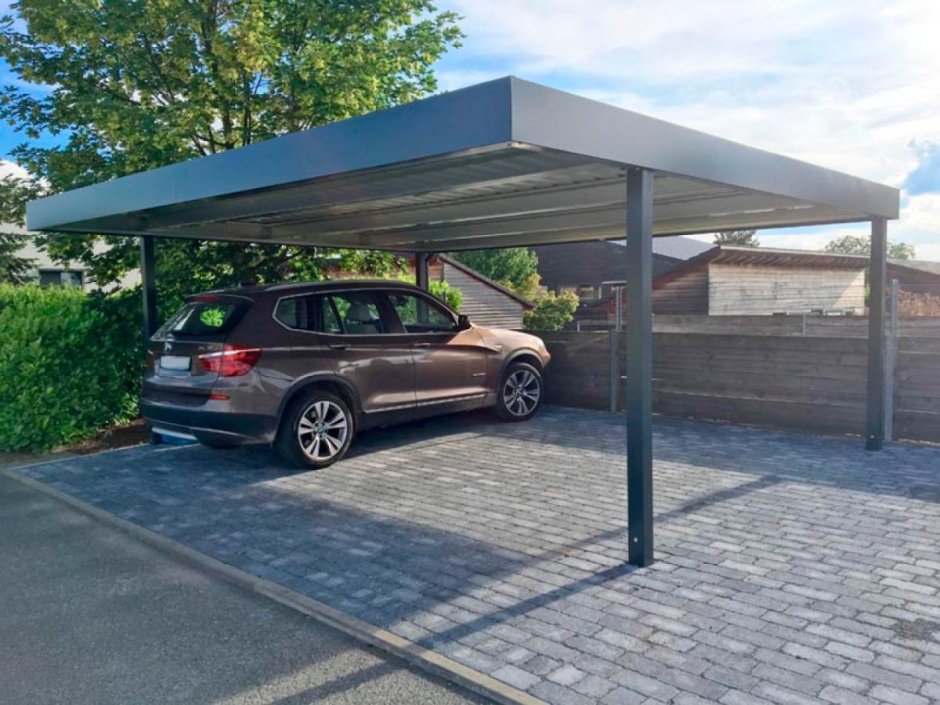 Carport aus Metall
