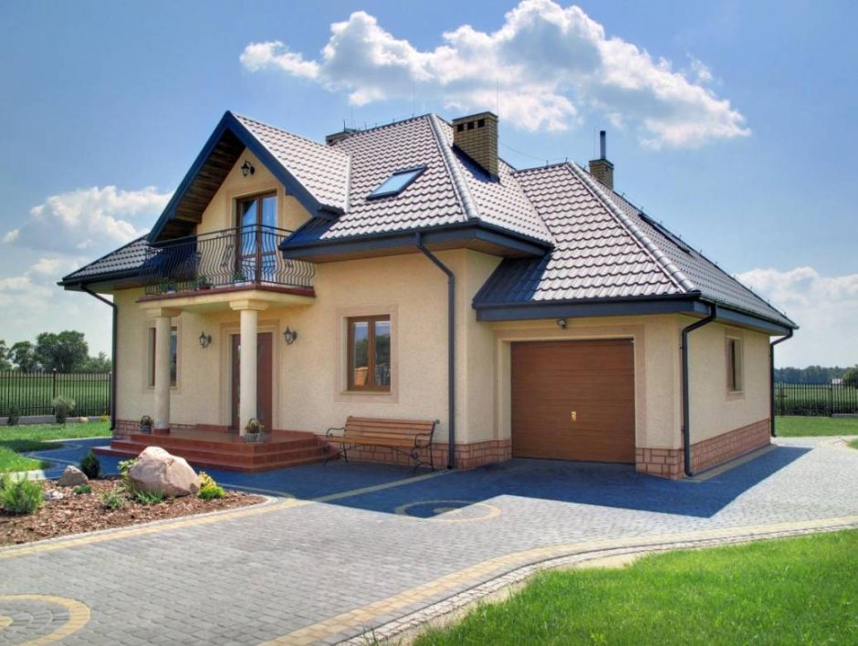 Крыши частных домов