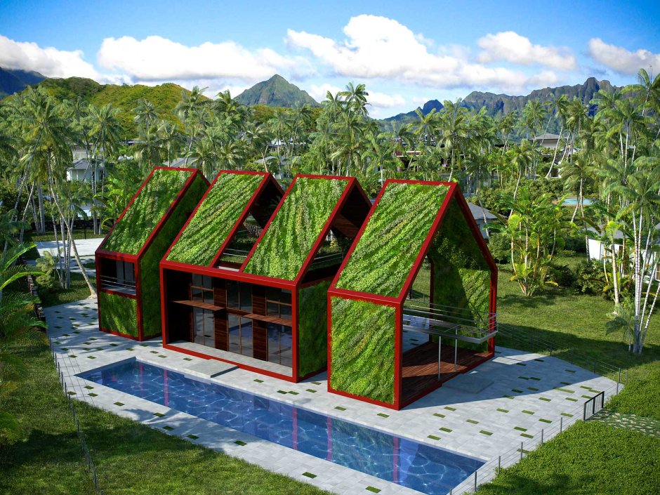 Earthship House in Taos, New Mexico