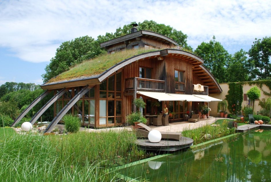 Tiny House с односкатной крышей