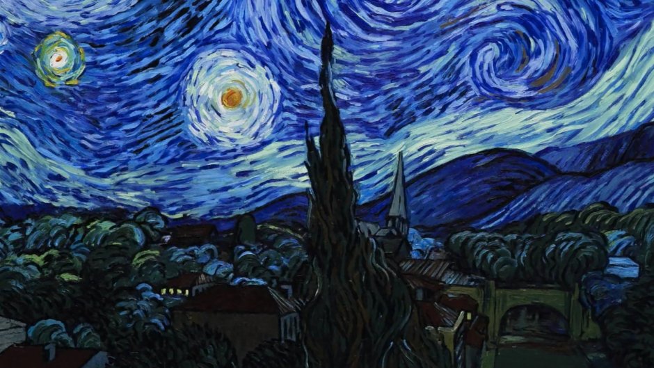 Звездная ночь Ван Гог хорошее качество