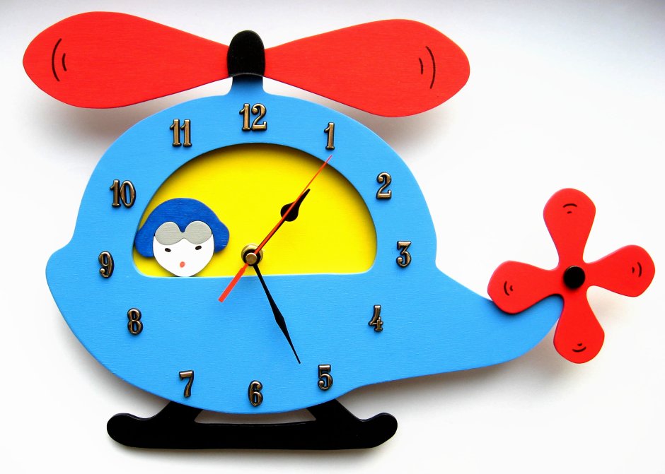 Часы настенные для детей с режимом дня