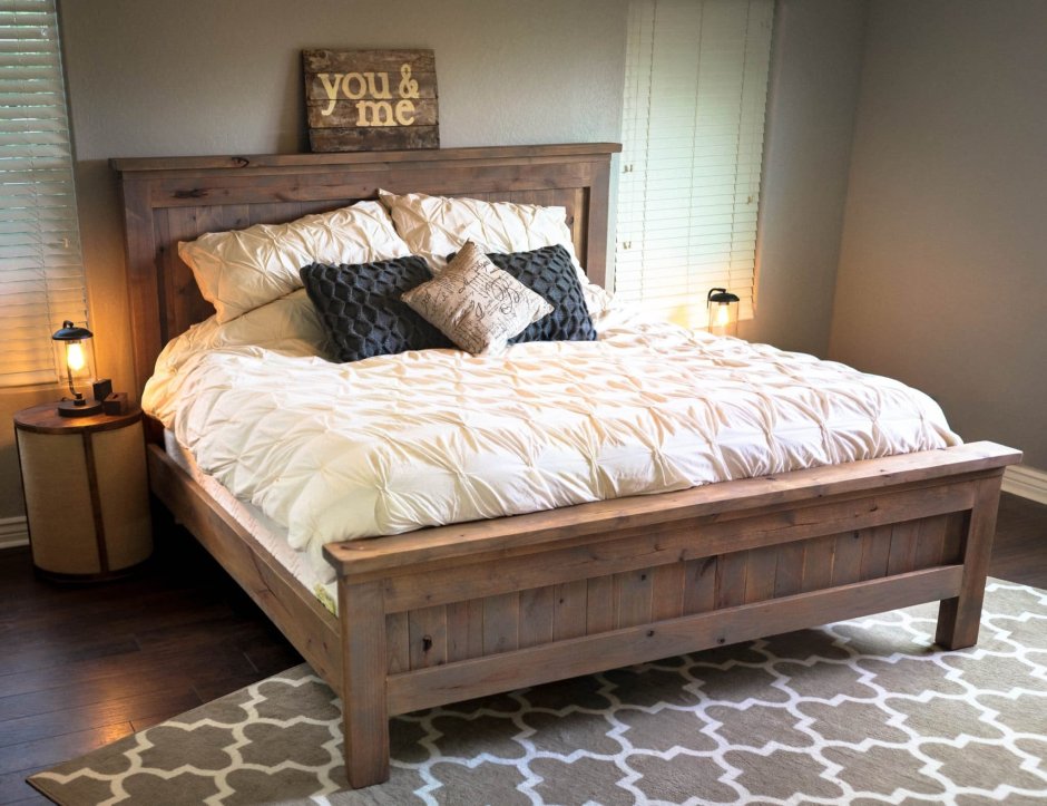 Кровать икеа белая деревянная