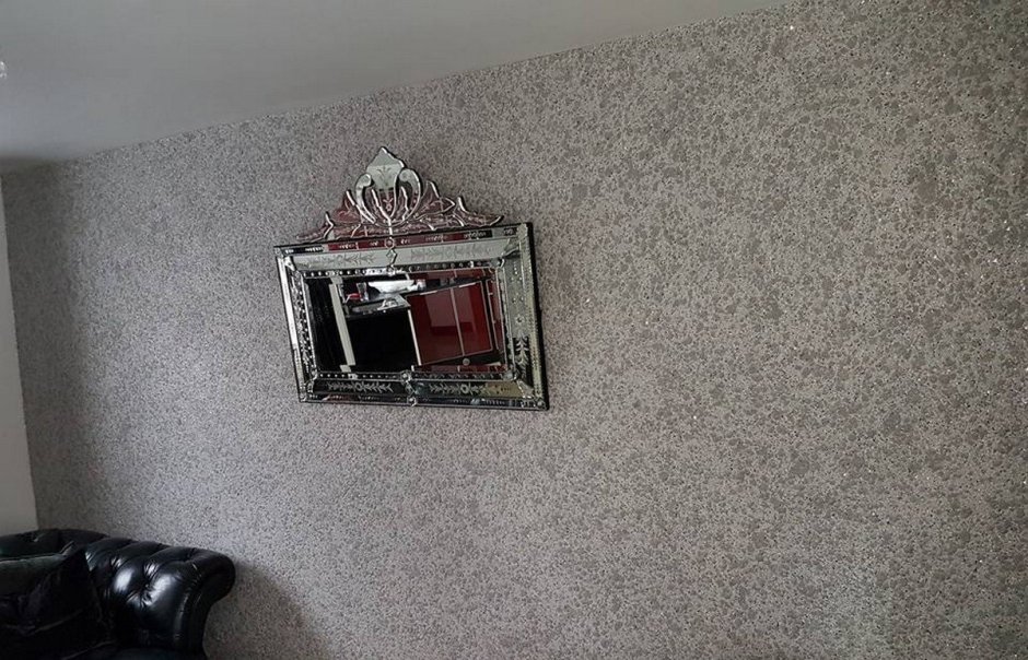 Декоративная штукатурка в спальне