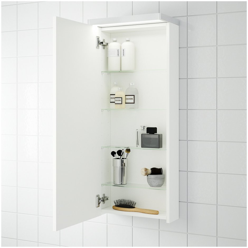Hemnes ХЕМНЭС зеркальный шкаф с 1 дверцей
