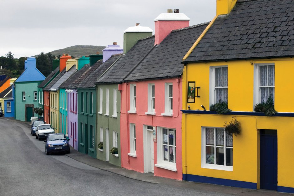 Разноцветные домики