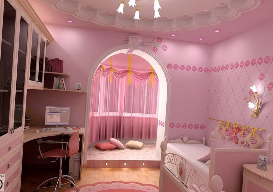 Комната для девочки подростка