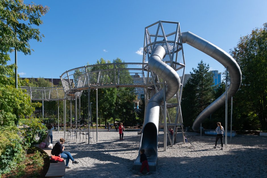 Детская площадка современная архитектура