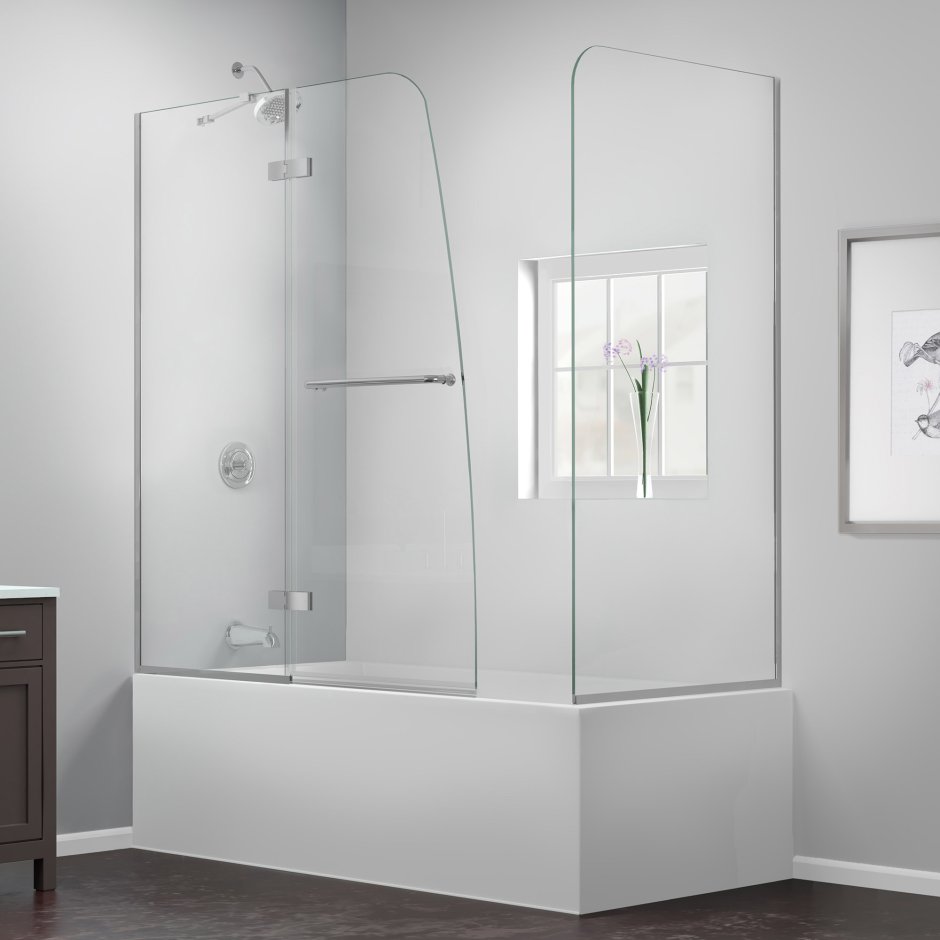 Стеклянная шторка perfect House Basic Arica 800x400 mm