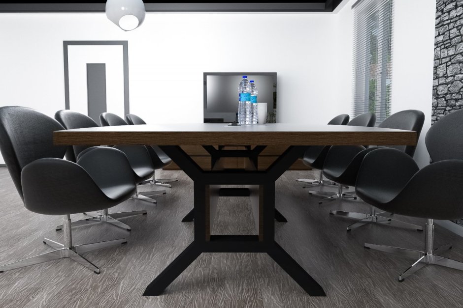 Стол b1350 XL 3900x h740мм; шпон; для переговоров; join Conference Vitra