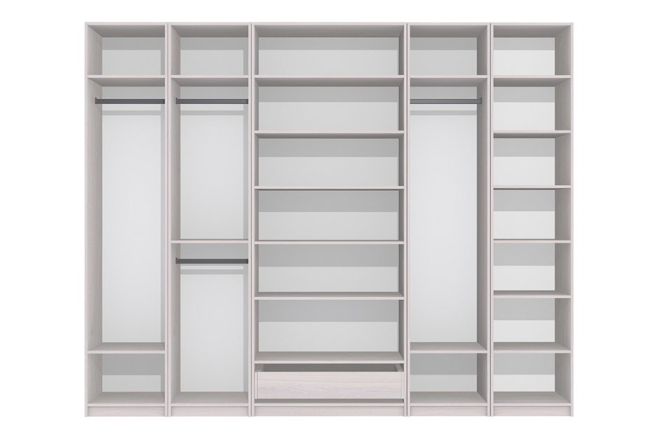 Шкаф 2-дверный Оскар 100х236 см белый