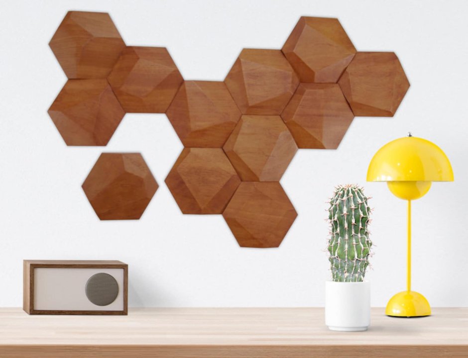 3д панели Гексагон