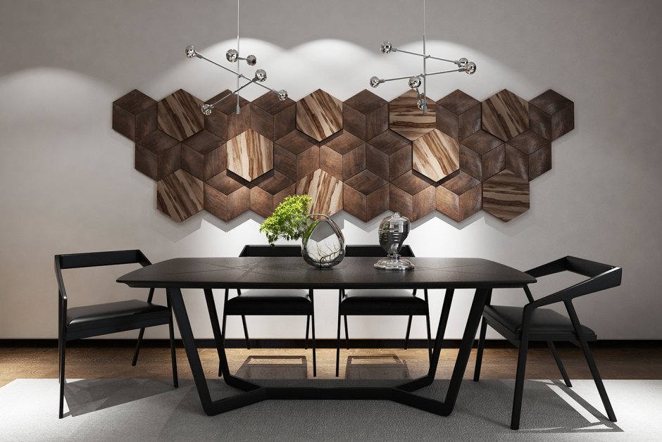 Соты деревянные для декора