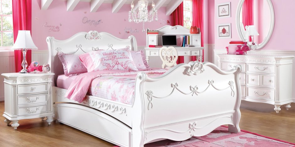 Шикарная кровать для девочки подростка