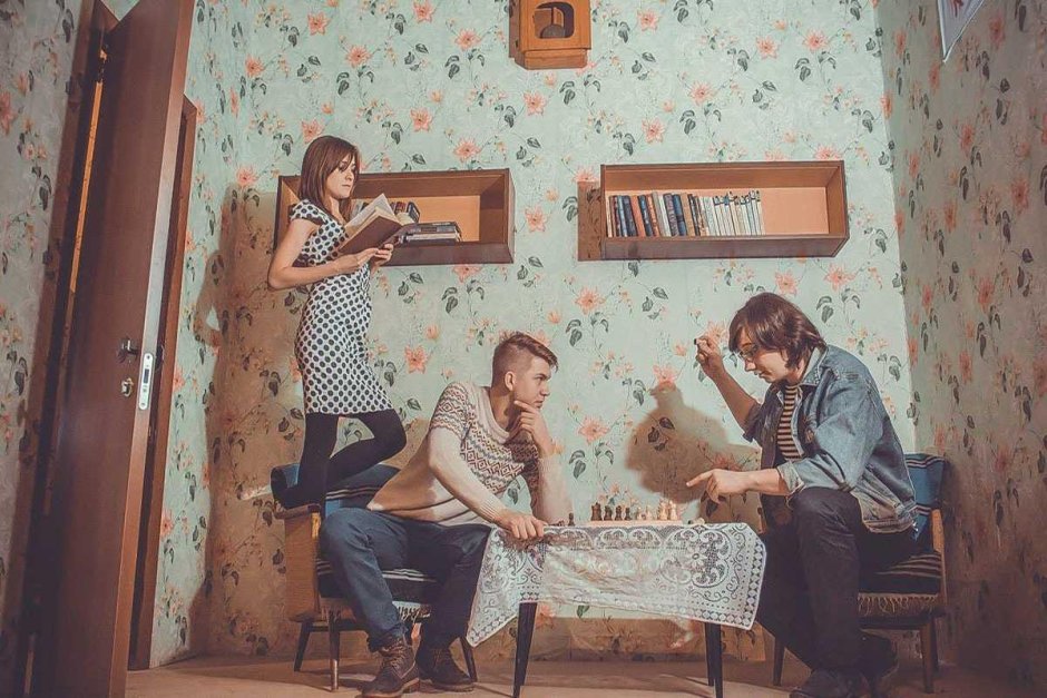 Советская квартира интерьер