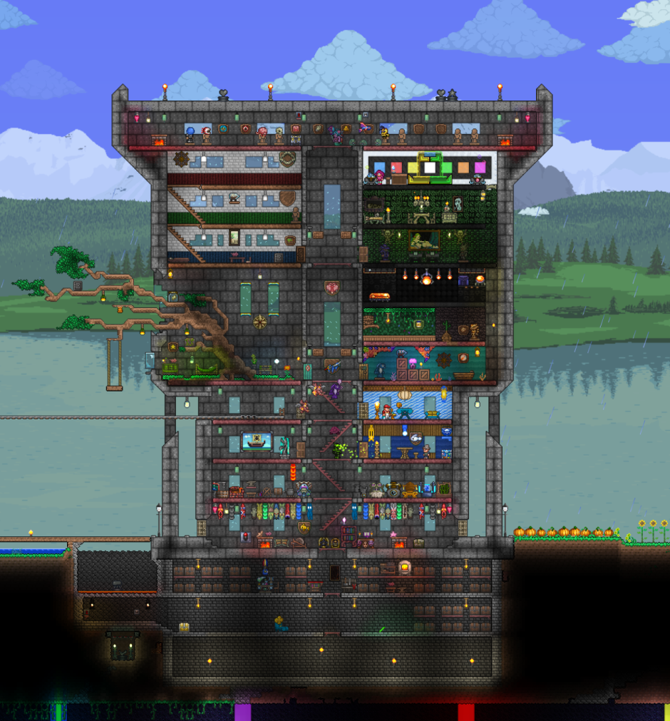 Terraria лестница