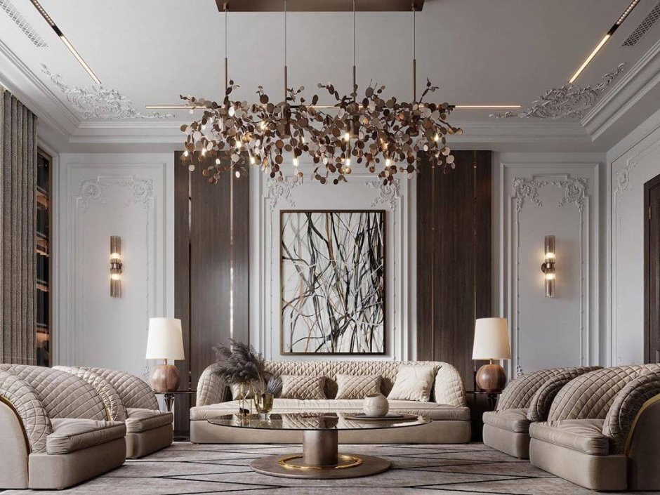 Living Room Design Neoclassic