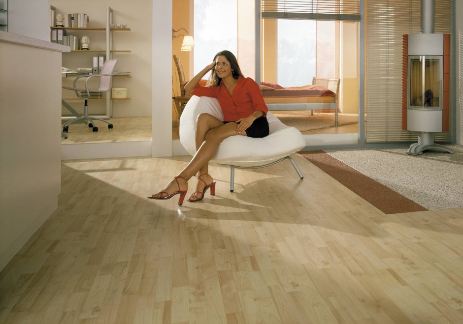 Плитка под ламинат в ванной