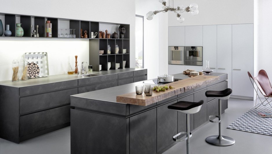 Кухня leicht Concrete бетон