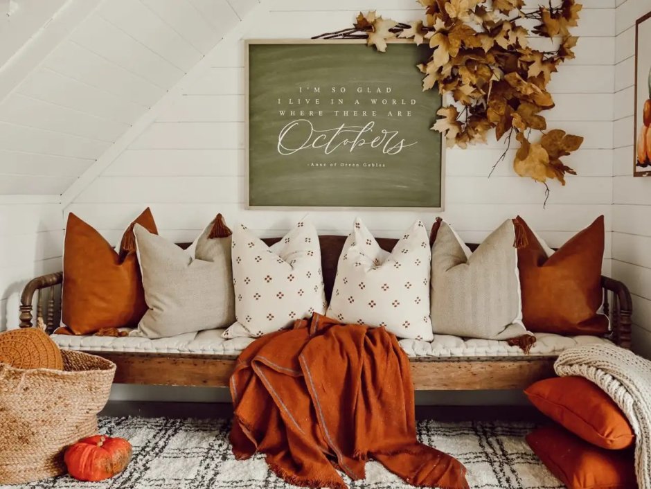 Autumn outdoors backdrop decoration