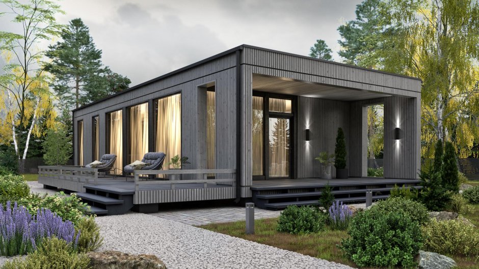 Модульный дом (Modular House) от студии архитектуры Ильи Самсонова