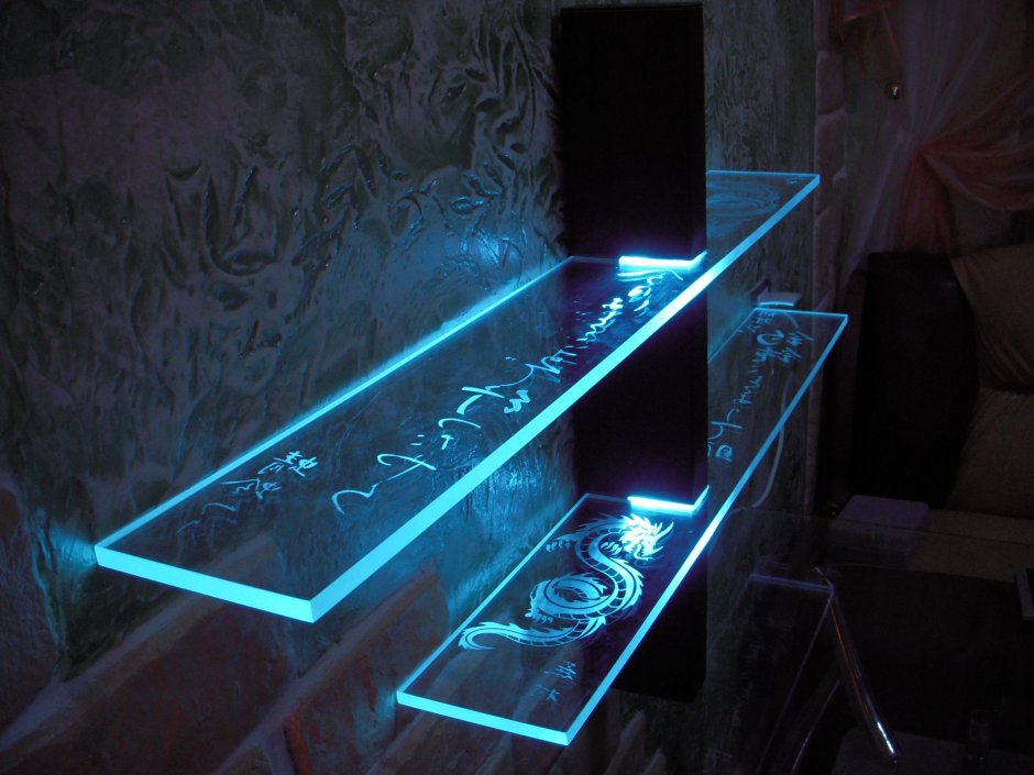 HLT - полка с подсветкой led 413x328