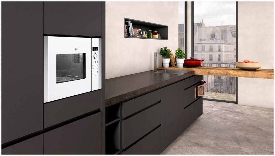 Neff hlawd53w0 встраиваемая микроволновая печь белый
