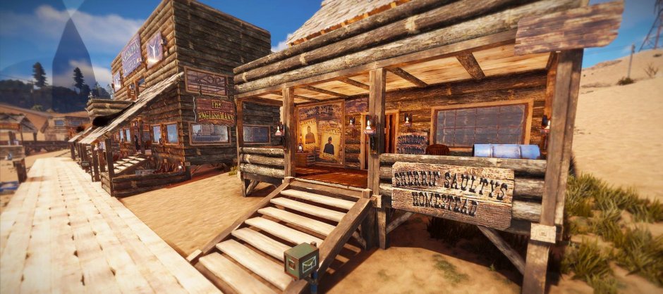 Красивая деревня в Rust