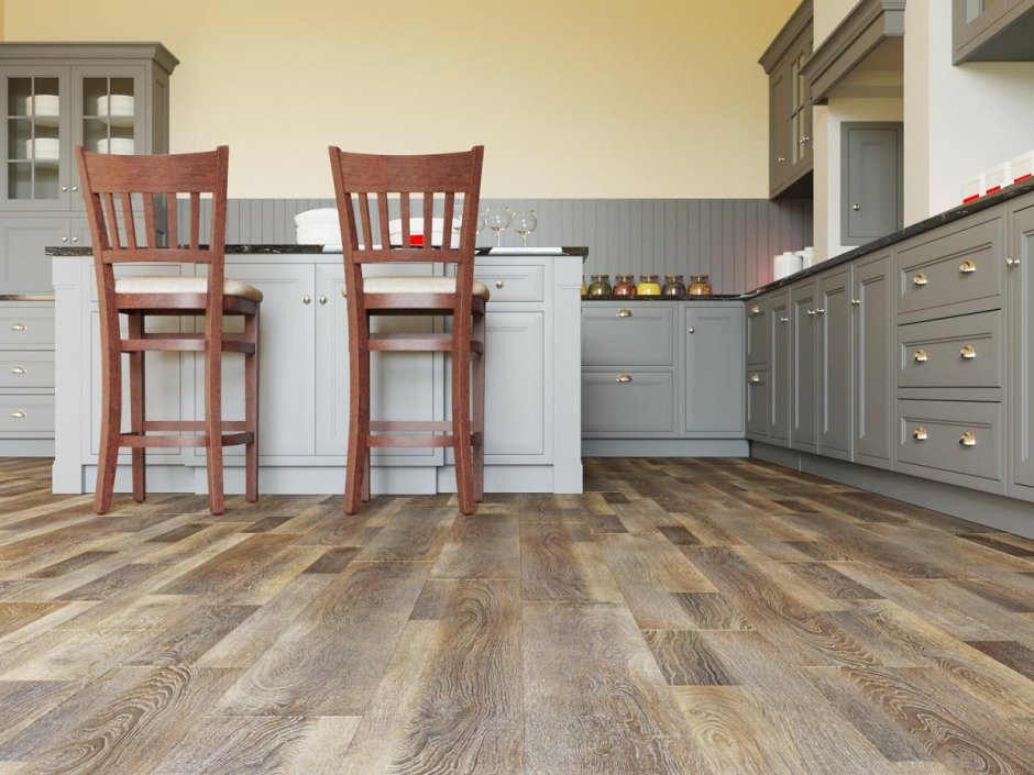 Пол кварц винил