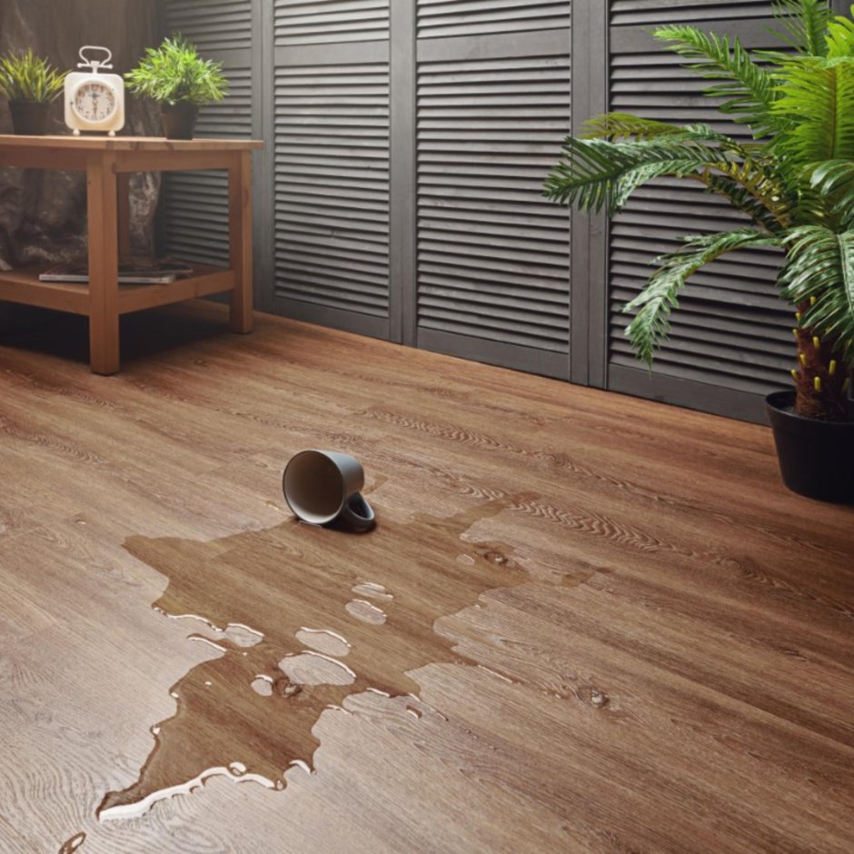 Кварцвиниловая плитка для пола на кухню