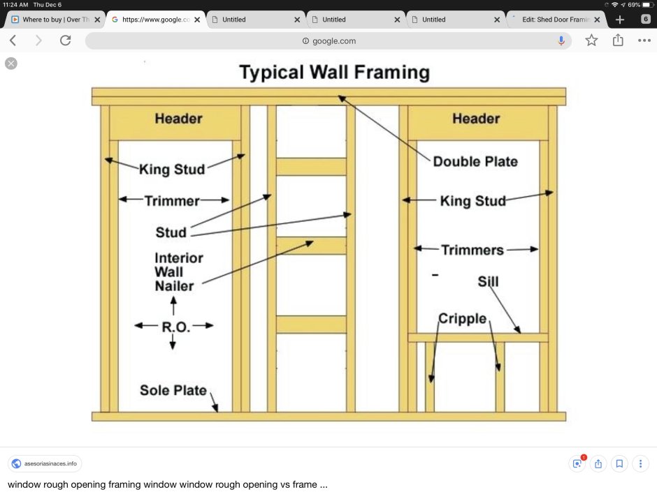 Wall framing studs