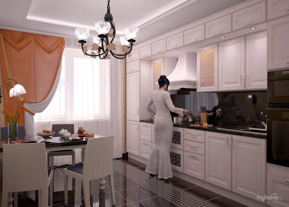 Красивые кухни в квартирах