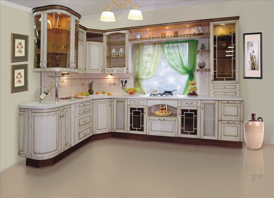 Кухня Ампир с патиной