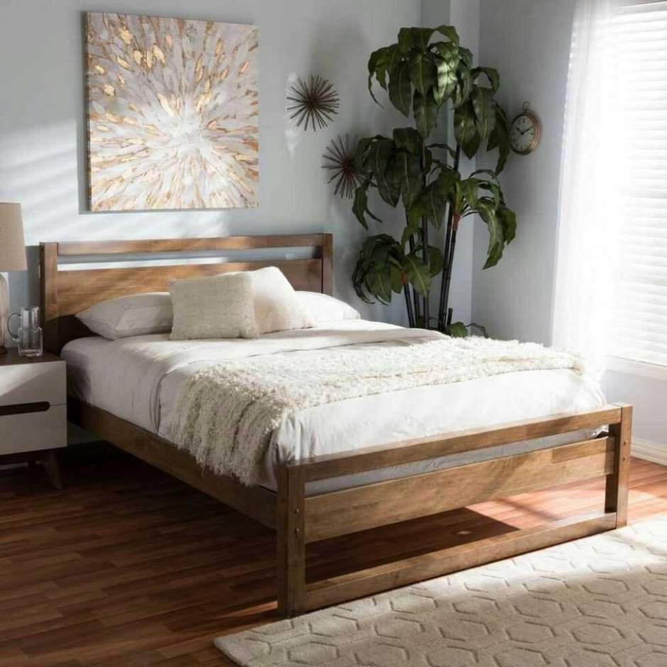 Design Wood кровать Модерн