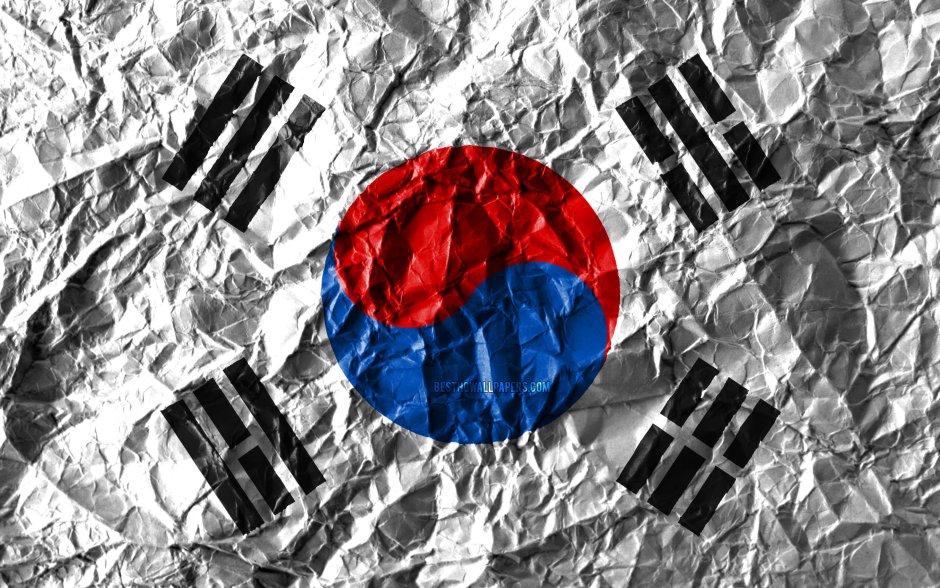 Флаг Южной Кореи Эстетика