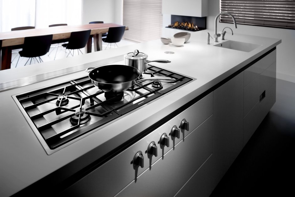 Modern Gas Stove Interior