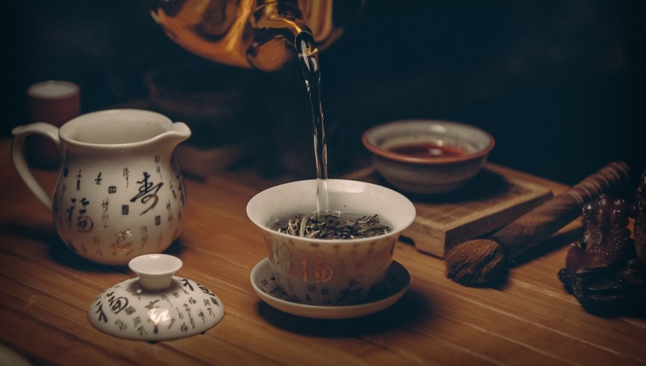 Tea aesthetic зеленый чай