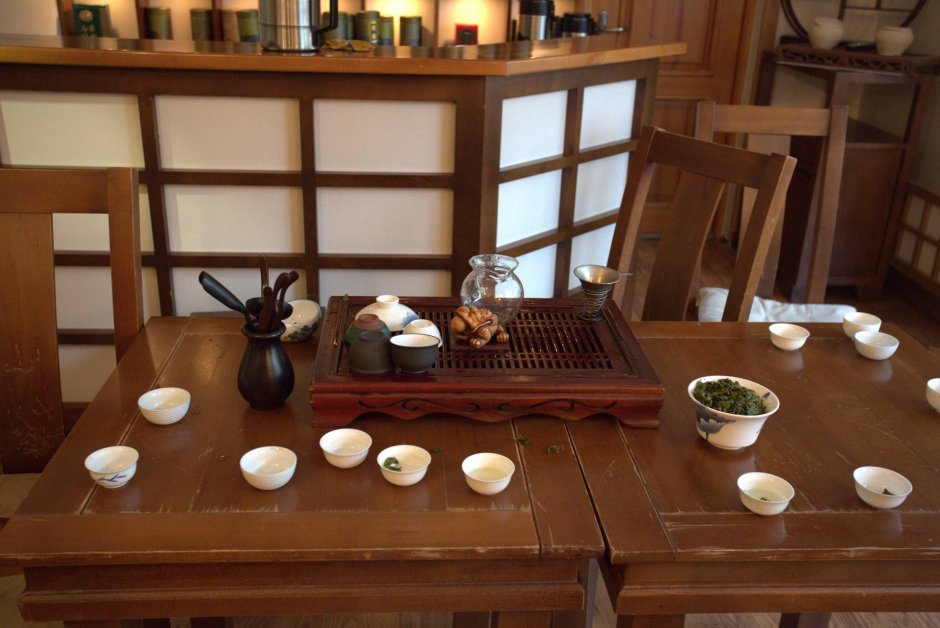 Церемония чаепития Китай чайный домик