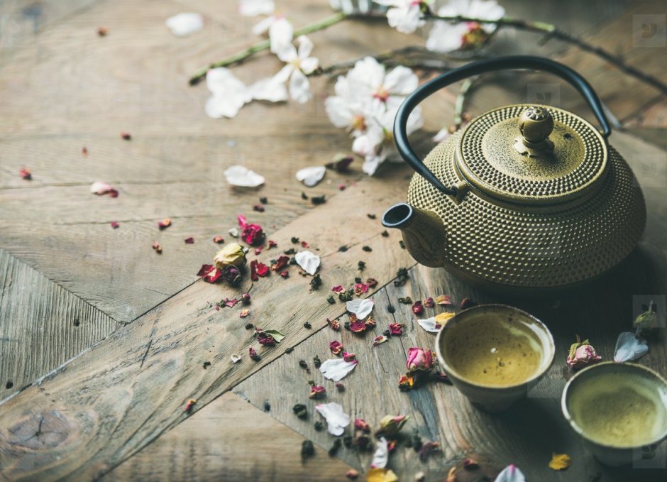 Китайская чайная церемония на природе