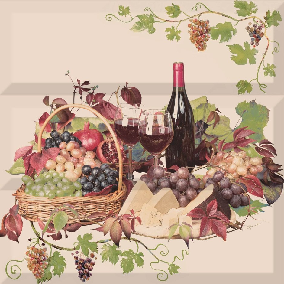 Monocolor 10x30 grapes Absolut keramika