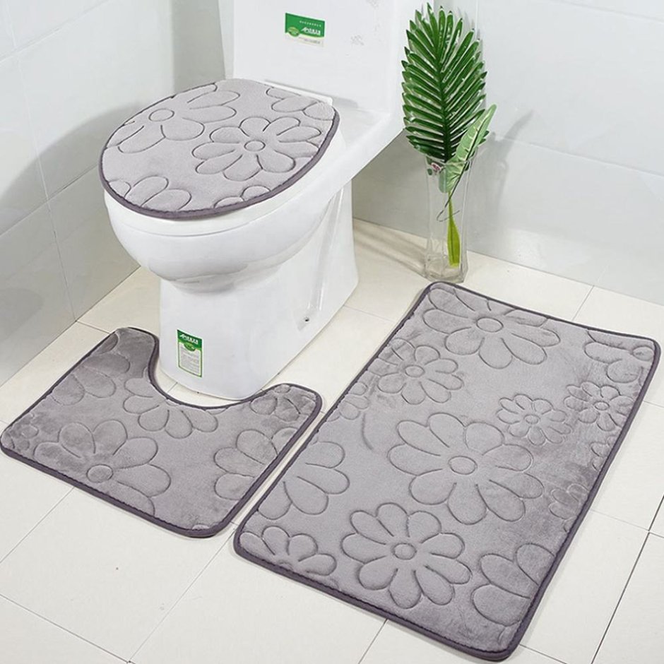Набор ковриков Paspas Seti Bath mat brillant Home