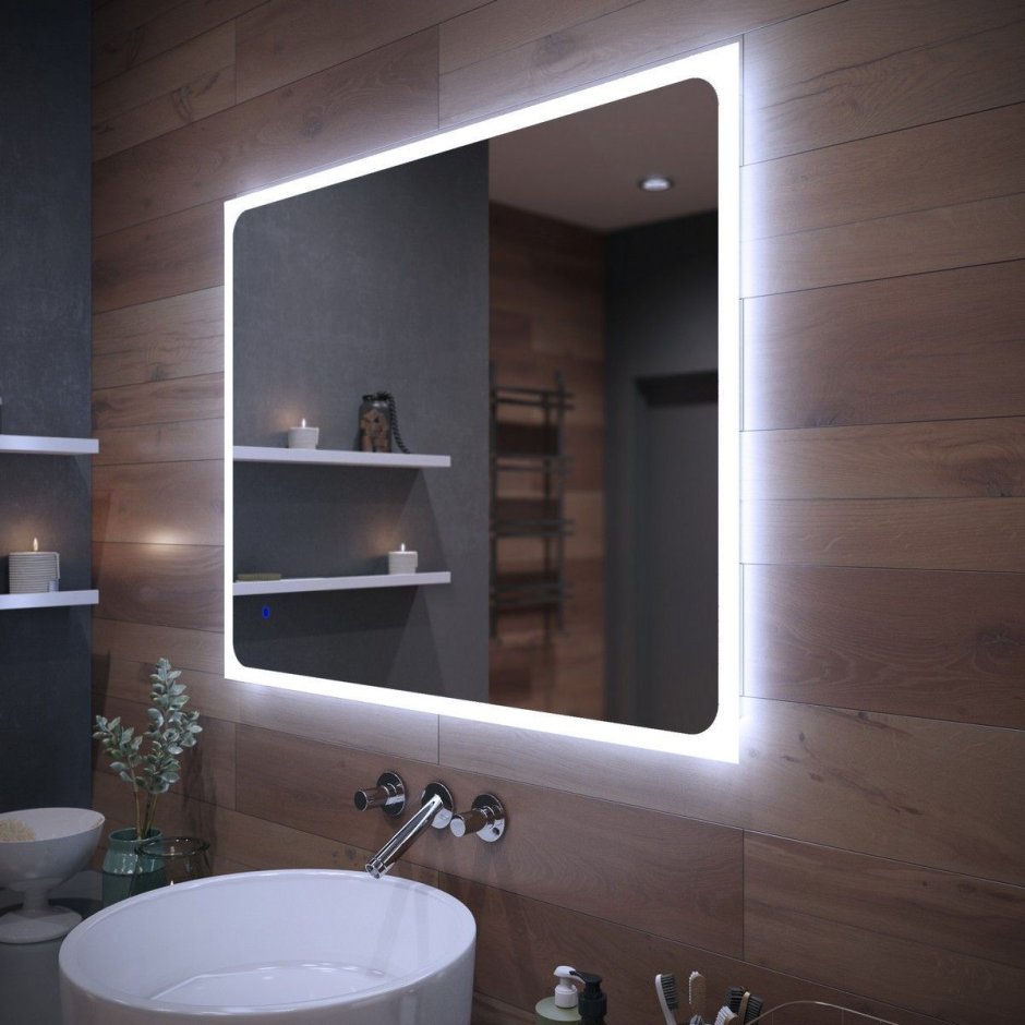 Зеркало Shine Classic с подсветкой 120x100
