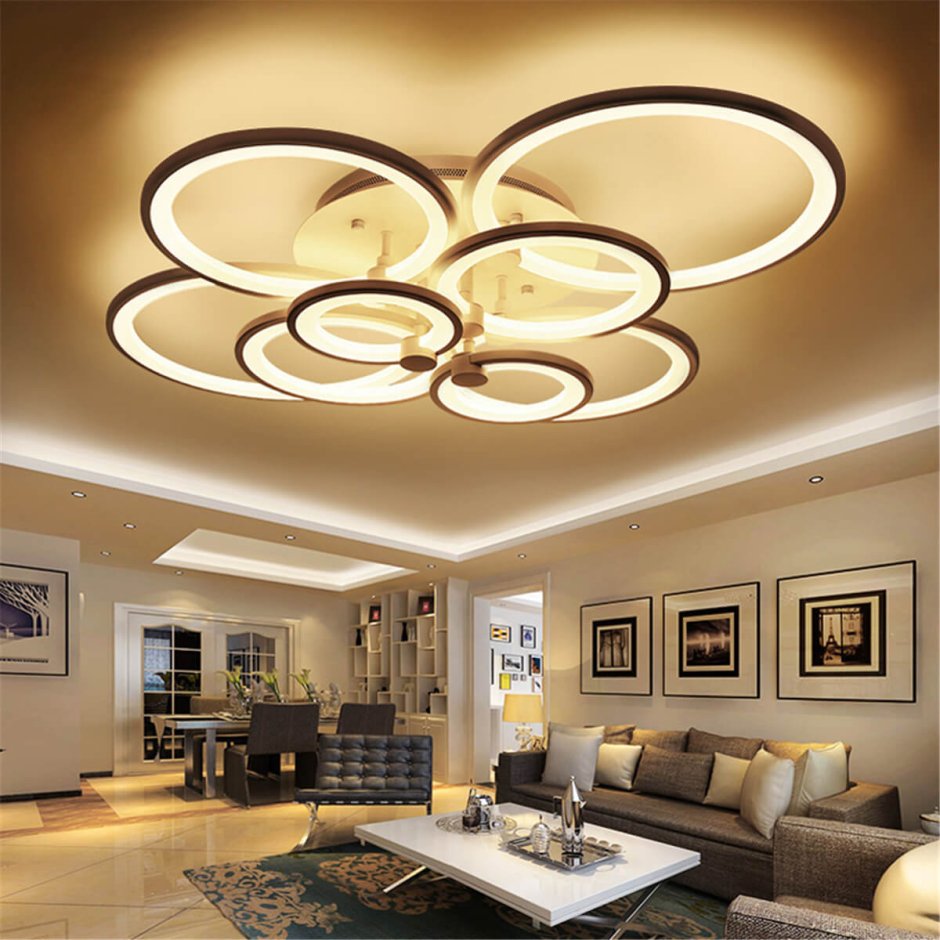 Люстра led Ceiling Lamp 6 кольца