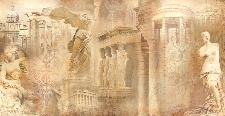 Греция античность Олимп фон