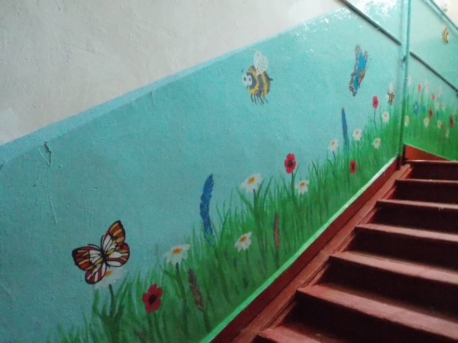 Лестница в детском саду
