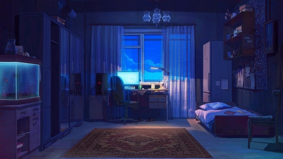 Тёмная комната аниме гача лайф