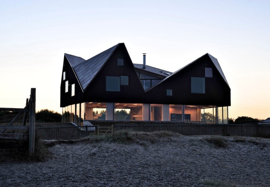 Дом стекло дюны Норвегия
