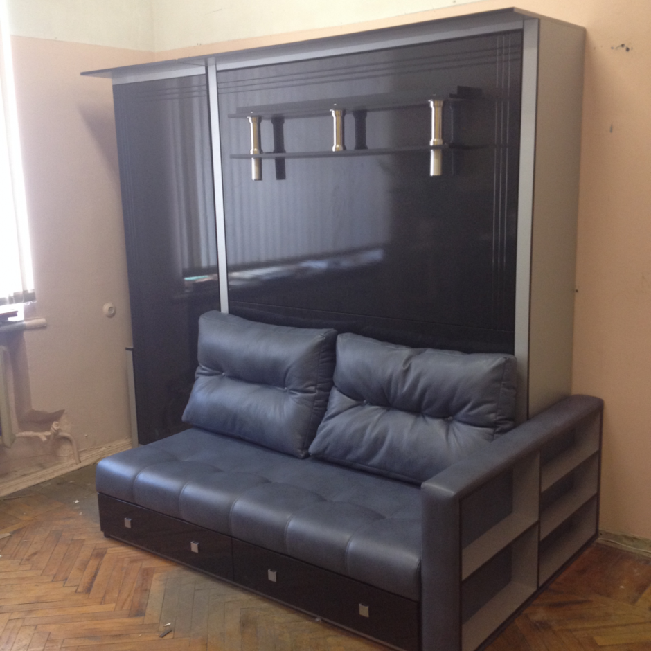 Шкаф-кровать-диван трансформер 3 в 1 Аскона